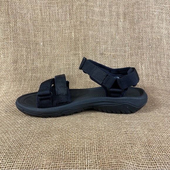 🛑SOLD🛑  Teva Black Sandals Water Sport Outdoors Tan Mens Size 11 - Picture 5 of 12